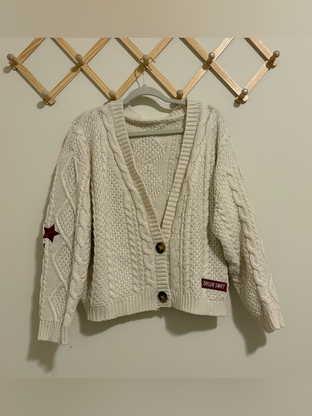 Taylor Swift The Red Era Cable Knit Cardigan size XS/S